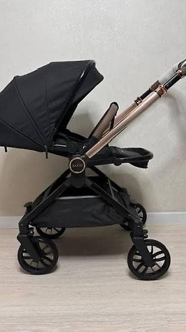 русская: Коляска, Другой бренд, цвет - Черный, Б/у, Самовывоз — 1