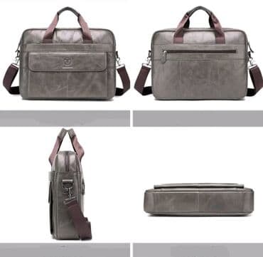 чехол для документов: Портфель, Новый, Материал: Экокожа, Мужские — 4