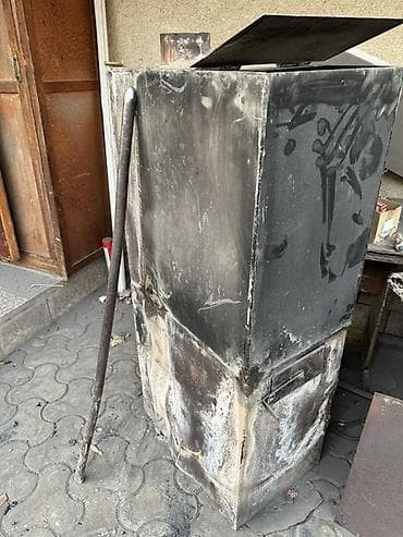 Дом и сад: Металлическая печь-буржуйка/твердотопливный отопительный агрегат — 2