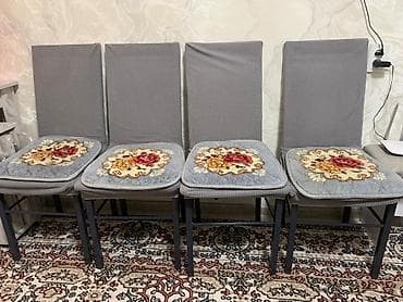 small table: Кухонный стол и стул, Новый, Самовывоз, цвет - Серый — 2