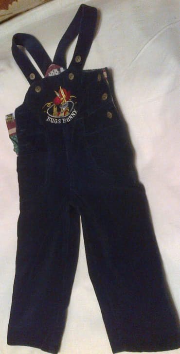 дордой оптом детские вещи: Джинсы и брюки, цвет - Синий, Б/у — 1