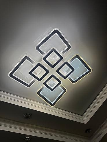 Кийимге кам көрүү жана сактоо: Продам две одинаковые лэд люстры. К ним же два пульта. Покупали обе — 2