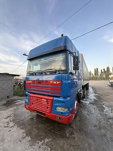 бдф будка: Тягач, DAF, 2000 г., Тентованный — 3