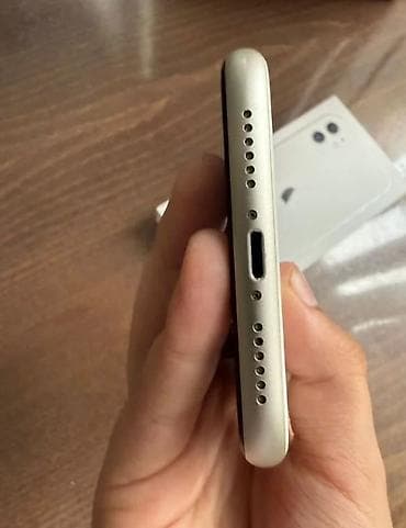 iphone lalafo: IPhone 11, Б/у, 128 ГБ, Белый, Коробка, 78 % — 3