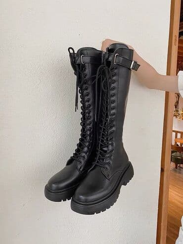 Ботинки и ботильоны: Женские берцы 35-36 размер — 2