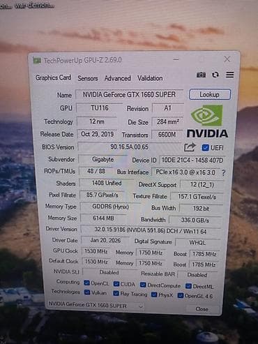 graphics card: Видеокарта для ПК, Новый, Gigabyte, GeForce GTX, 6 ГБ — 5