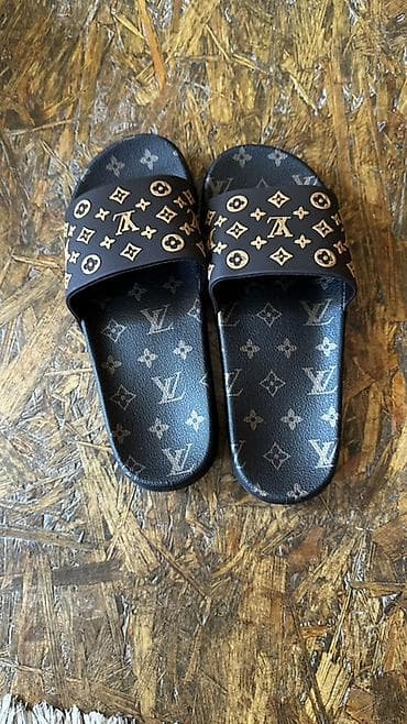 lui vitton: Мужские сандалии, 39, Louis Vuitton, Новый, цвет - Черный — 3