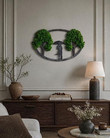 ФИТО-панно настенные Натуральный стабилизированный мох 1️⃣ Не