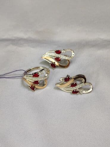 свадебные платья от производителя: Набор украшений, Проба 925, Женские, Новый — 2