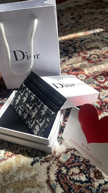Капчыктар, портмоне: Мужской картхолдер Dior - Компактный размер: 10 × 7,5 см — легко — 3