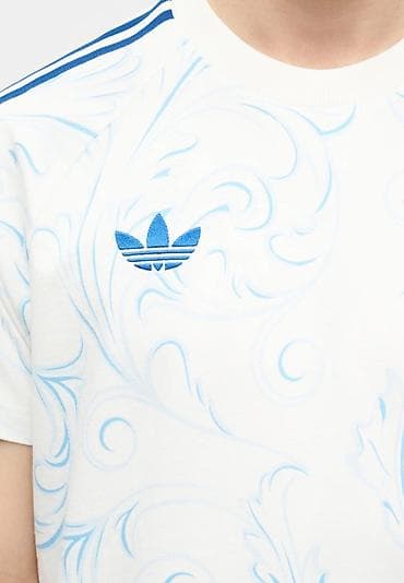Мужская футболка, S, M, L, Adidas, Новый, цвет - Белый, Платная доставка — 2