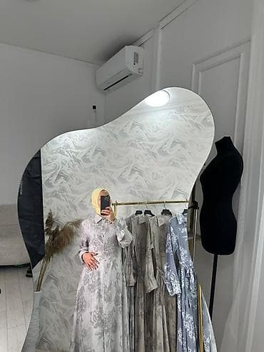 макси: Повседневное платье, Китай, Лето, Длинная модель, Платье-рубашка, S, M, L — 1