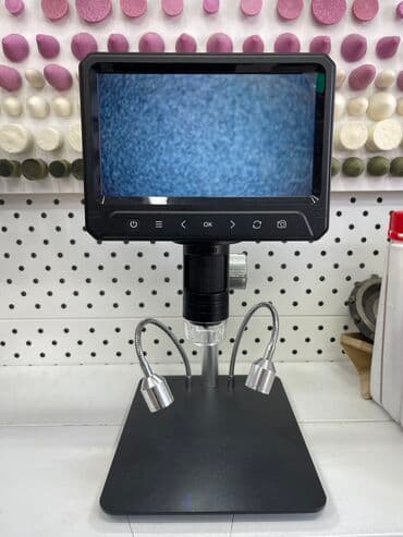 мир инструмента | надежный инструмент оптом в кыргызстане бишкек бишкек: Микроскоп Цифровой Цена: 9000 сом Диагональ монитора: 7.0” Линза  — 1