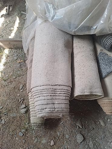 ковер 3 2: Рулоны ковролина/паласа светло-бежевого цвета.б/у - Формат: рулоны — 1