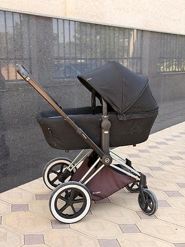 Коляски: Коляска, Cybex, цвет - Черный, Б/у, Самовывоз, Бесплатная доставка, Платная доставка — 1