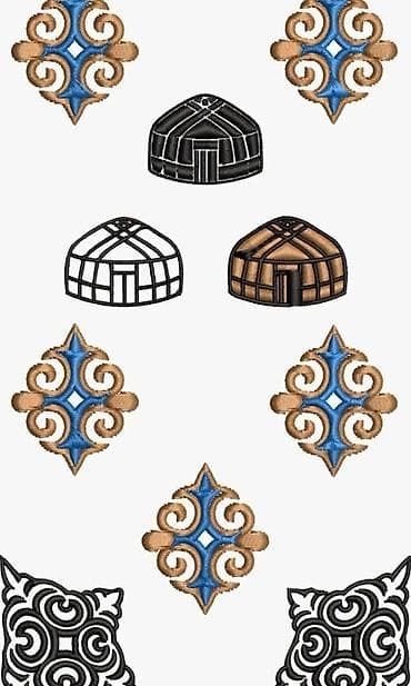 киперная лента: Компьютерная вышивка на заказ — Бишкек - Профессиональная машинная — 2