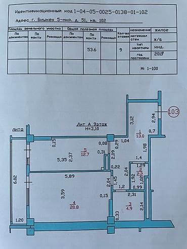 1 комната, 53 м², Элитка, 9 этаж, Евроремонт