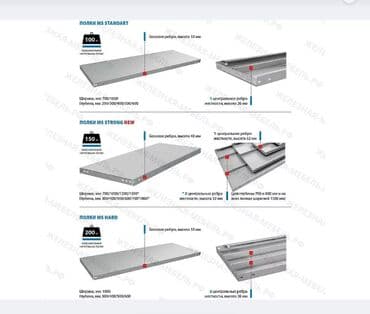 стеллажи для склада: Стеллаж MS STRONG 2550х1500х400 (6 полок) Предназначен для хранения — 5