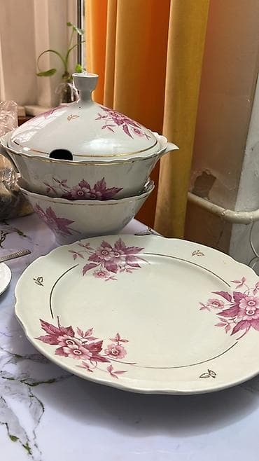 советские игрушки ссср: Фарфоровая посуда СССР, набор отдельных предметов. Супница, тарелка — 6