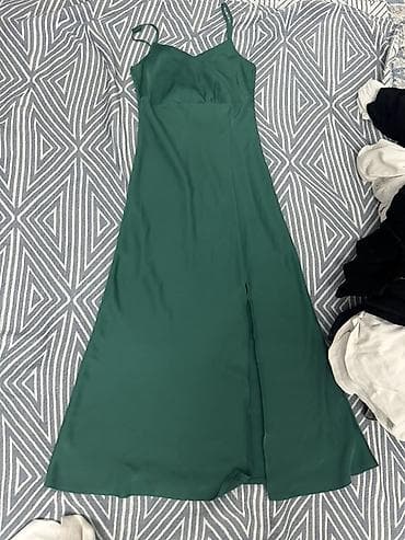 Вечернее платье, А-силуэт, Длинная модель, Без рукавов, Открытая спина, S