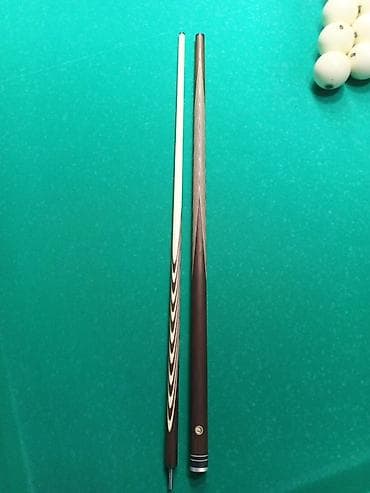 Кий для бильярда (разборный, 2-piece) И дерева АМАРАНТ, набойка супер