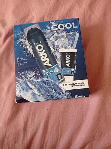 бритье: Набор для бритья ARKO MEN COOL с охлаждающим эффектом. Состав набора — 1