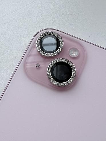 Apple iPhone: IPhone 15, Б/у, 128 ГБ, Розовый, Чехол, 82 % — 3