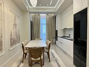 osh flat: 4 комнаты, 155 м², Южная Магистраль Элитка, 12 этаж, Дизайнерский ремонт — 9