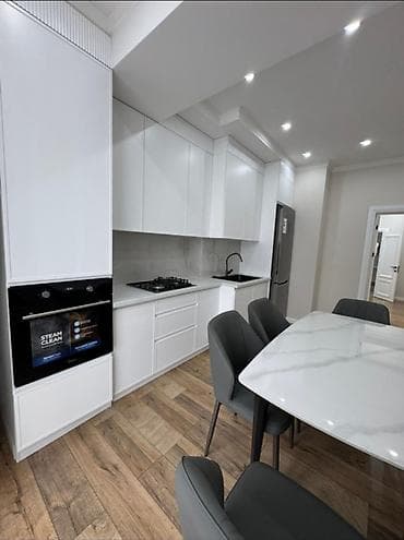 очередь: 2 комнаты, 80 м², Асанбай мкр Элитка, 4 этаж, Евроремонт — 3
