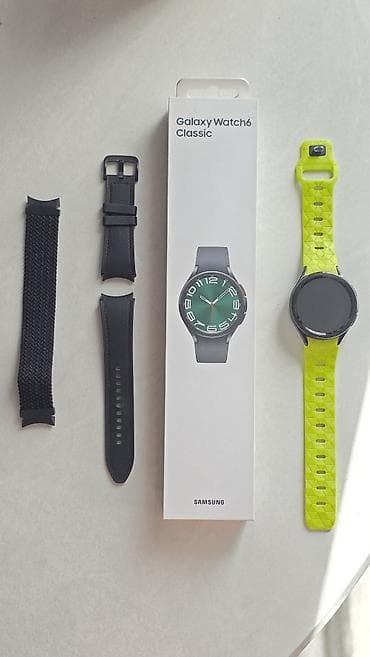 smart plus: Galaxy watch 6 classic. Состояние отличное, доп ремешки. оригинальный — 1