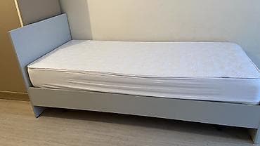 bunk bed: Односпальная кровать, Б/у, Каркас без матраса, длина - 200 см — 2