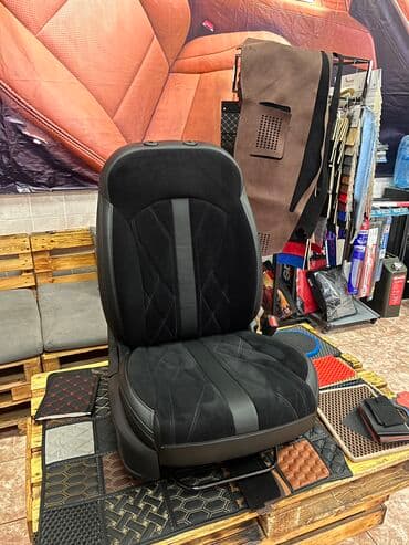 купить чехлы на сиденья авто: Чехлы Экокожа, С подушкой, цвет - Черный, Hyundai, Новый, Самовывоз — 7