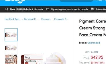 эффективный отбеливающий крем для зоны бикини в аптеке: США Крем отбеливающий для удаления мелазмы осветления кожи удаления — 17