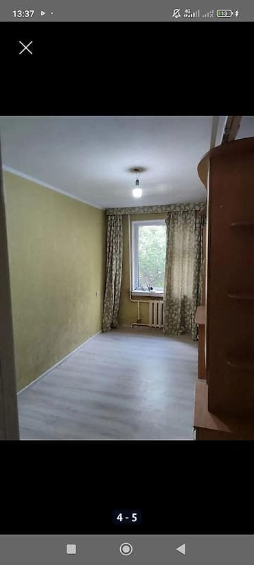 58: 3 комнаты, 58 м², Кок-Жар мкр 104 серия, 1 этаж, Старый ремонт — 3