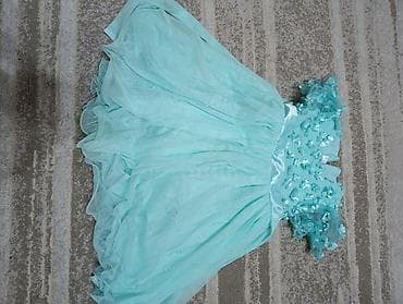 air conditioner: Детское платье, цвет - Зеленый — 2