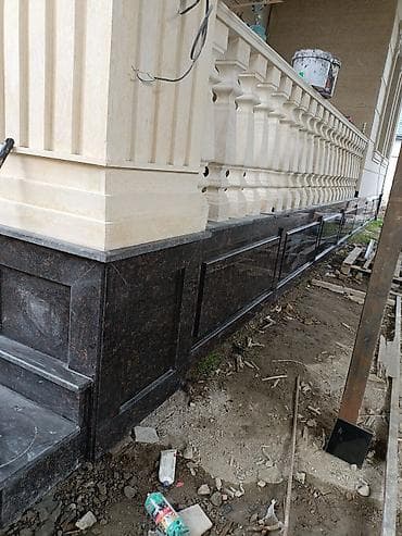 Готовые балясины: Сары_таш Гранит Балясина Перила ТУМБА Ступенька Жасайбыз кооз — 5