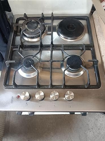 Встраиваемая комбинированная Газ плита,б/у Всё хорошо