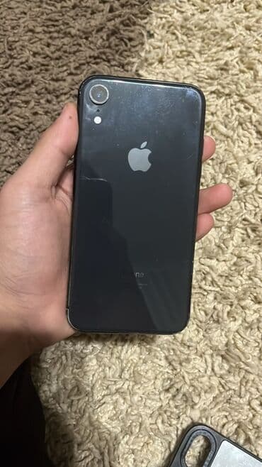IPhone Xr, Б/у, 128 ГБ, Черный, 74 %