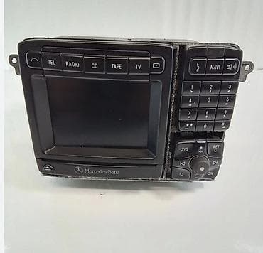 second tech: Продаю штатный команд на w220 с рамкой и встроеным проводом aux — 1