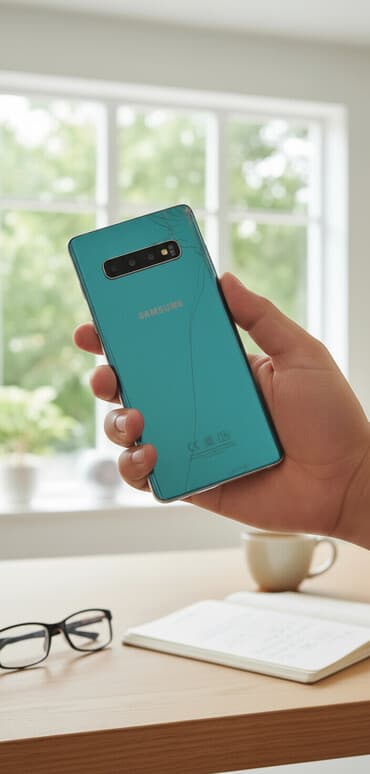 телефон самсунг с 10: Samsung Galaxy S10 Plus, Б/у, 128 ГБ, цвет - Синий, 2 SIM — 1