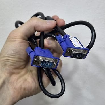 Настольные ПК и комплектующие: VGA кабель (D-Sub 15-pin) папа–папа Рабочий 100% Оригинал. 2шт. Цена — 2