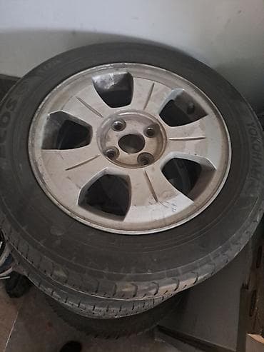 7 5j: Колеса в сборе 185 / 65 / R 14, Лето, Б/у, Комплект, Легковые, Литые, отверстий - 4 — 1