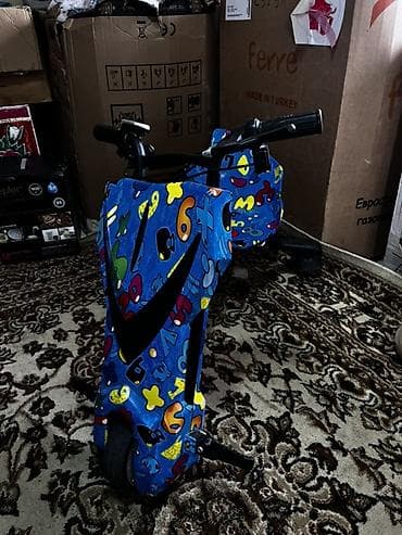 скутер детский электрический: Детский электрокар, Б/у — 1