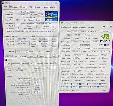 xeon e31290 v2: Компьютер, ядер - 8, ОЗУ 16 ГБ, Игровой, NVIDIA GeForce GTX 1060 — 10