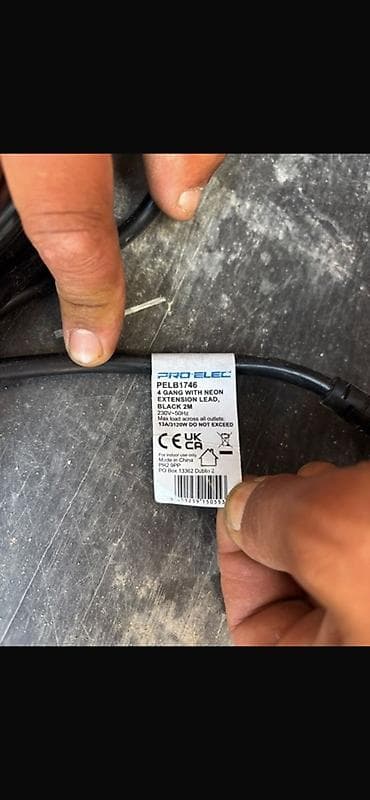 neon: Сетевой удлинитель Pro-Elec PELB1746 - Тип: удлинитель на 4 розетки — 1