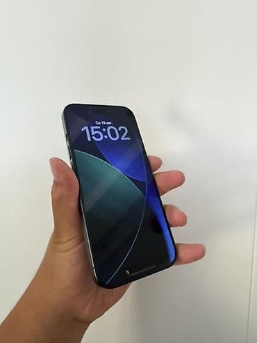 iphone 11 max: IPhone 15 Pro, Б/у, 128 ГБ, Синий, Защитное стекло, Чехол, Кабель, 80 % — 2