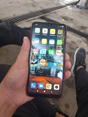tab a: Redmi, Redmi 8A, Б/у, 64 ГБ, цвет - Красный, 2 SIM — 1
