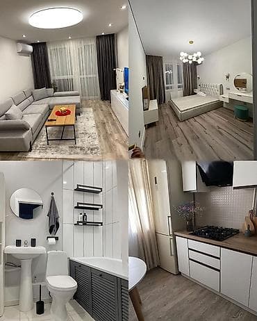 gala group: СДАЮ ПОСУТОЧНО, 1-2х комнатные элитные квартиры в Бишкеке, золотой — 5