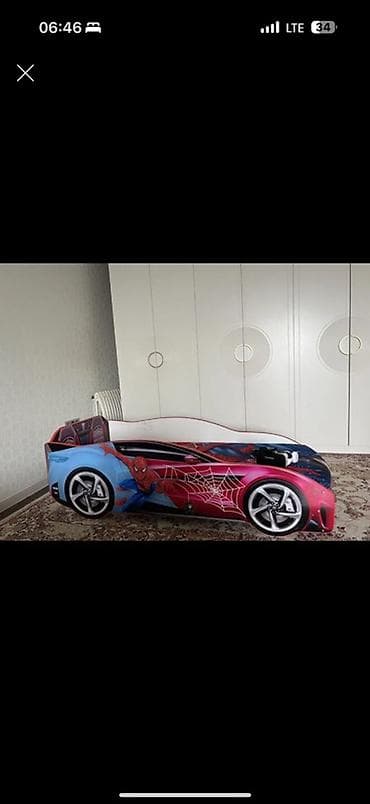 Комоды: Кровать-машинка, Б/у, Другой материал — 1