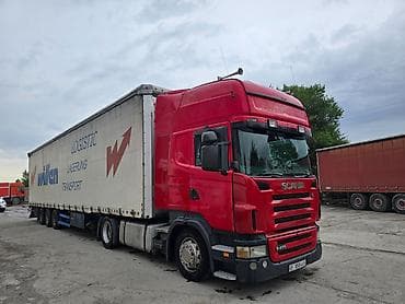 сканиа фура: Тягач, Scania, 2006 г., Тентованный — 2